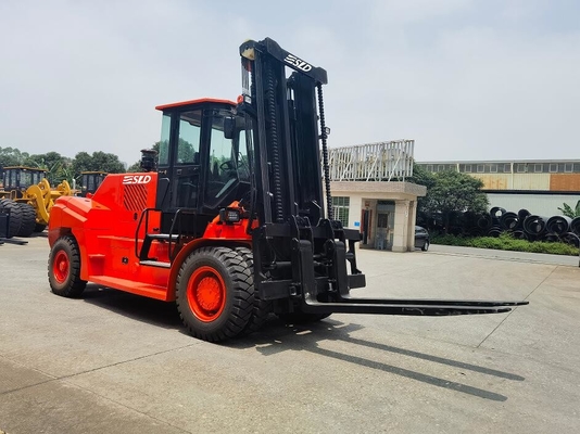 FD150 15 টন ভারী লিফট ফর্কলিফ্ট ইউচাই ইঞ্জিন সহ নামমাত্র লোড