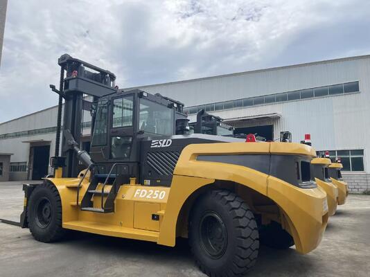 FD350 35 টন ডিজেল ভারী দায়িত্ব ফর্ক ট্রাক কামিন্স ইঞ্জিন 4.0g মাস্ট কনটেইনার হ্যান্ডলিং