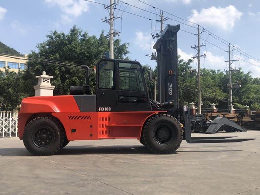 FD320 32 টন ডিজেল ভারী দায়িত্ব ফর্ক ট্রাক ওয়েচাই ইঞ্জিন 4.0g মাস্ট কনটেইনার হ্যান্ডলিং