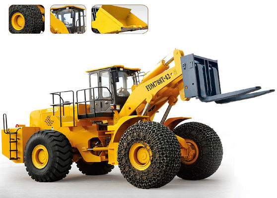 লজিস্টিক ইয়ার্ড 199kw 42000kgs 42t ফোর্কলিফ্ট লোডার