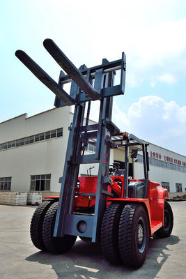 FD100 10T ডিজেল ফর্কলিফ্ট ট্রাক ফুল কেবিন বায়ুসংক্রান্ত টায়ার