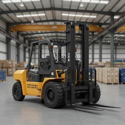 Heavy Lift Forklift Offering Operating Weight 8500 Kg and Overall Length 4000 Mm Engineered for Load Handling Operations