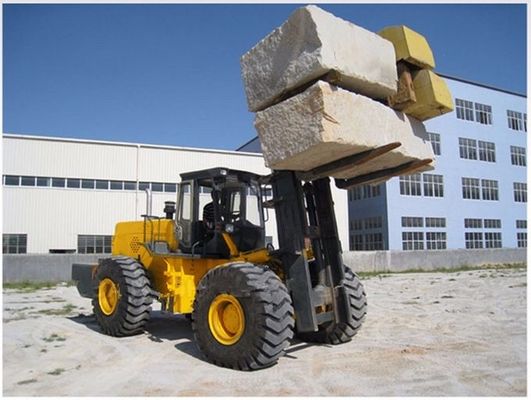 40k 20000kgs 20Tons রাফ টেরেন ফর্কলিফ্ট ট্রাকগুলি যুক্ত