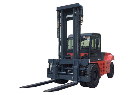 কামিন্স ইঞ্জিন Fd150 15t 15000 Kgs 30kgs ফর্ক বা রোল প্রং সংযুক্তি সহ ভারী লিফট ফর্কলিফ্ট