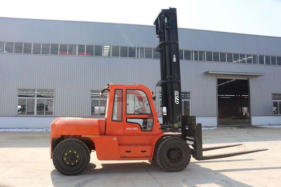 10 টন রেটেড লোড ISUZU ইঞ্জিন ডিজেল ফর্কলিফ্ট 600 মিমি লোড কেন্দ্র center