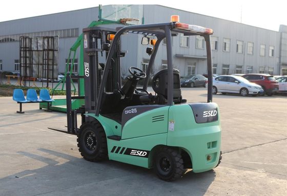 2.5T 48V এসি মোটর 3 স্টেজ 4.5 মি বৈদ্যুতিক গুদাম ফর্কলিফ্ট