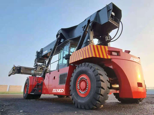 কমিন্স QSM11-330 পাওয়ারড কনটেইনার রিচ স্ট্যাকার ISO 20-40 কনটেইনারের জন্য