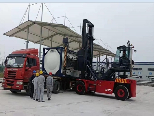 8000kgs লোড সহ CUMMINS ইঞ্জিন খালি কন্টেইনার হ্যান্ডলার